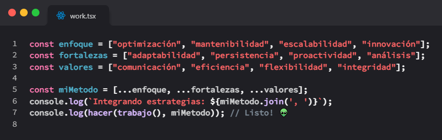 Mi método de trabajo